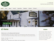 Tablet Screenshot of batesvillemarket.com